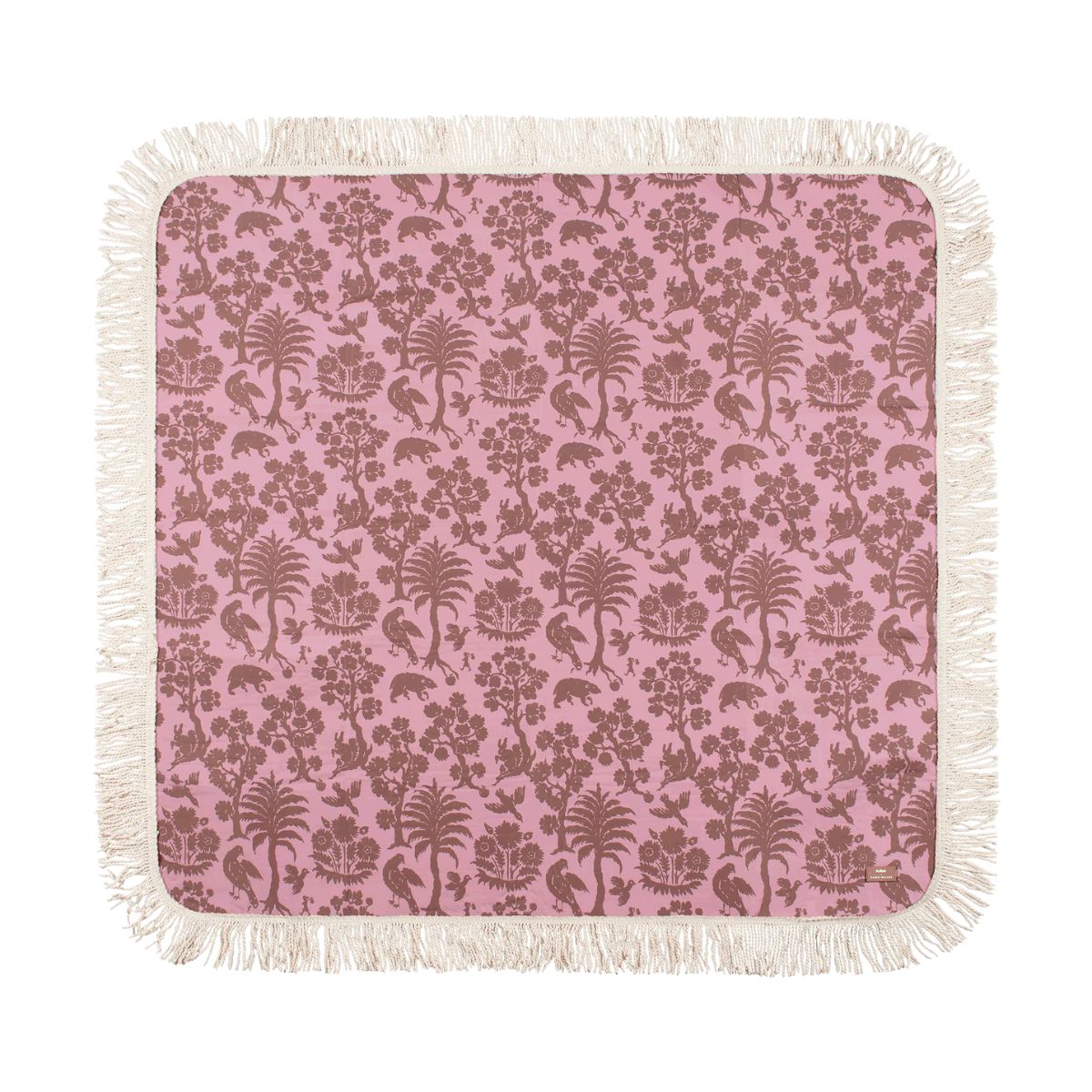 Kollab x Karen Walker Fringed Picnic Mat Animal Kingdom | Minimax