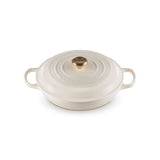 Le Creuset Signature Shallow Casserole Crème 30cm | Minimax