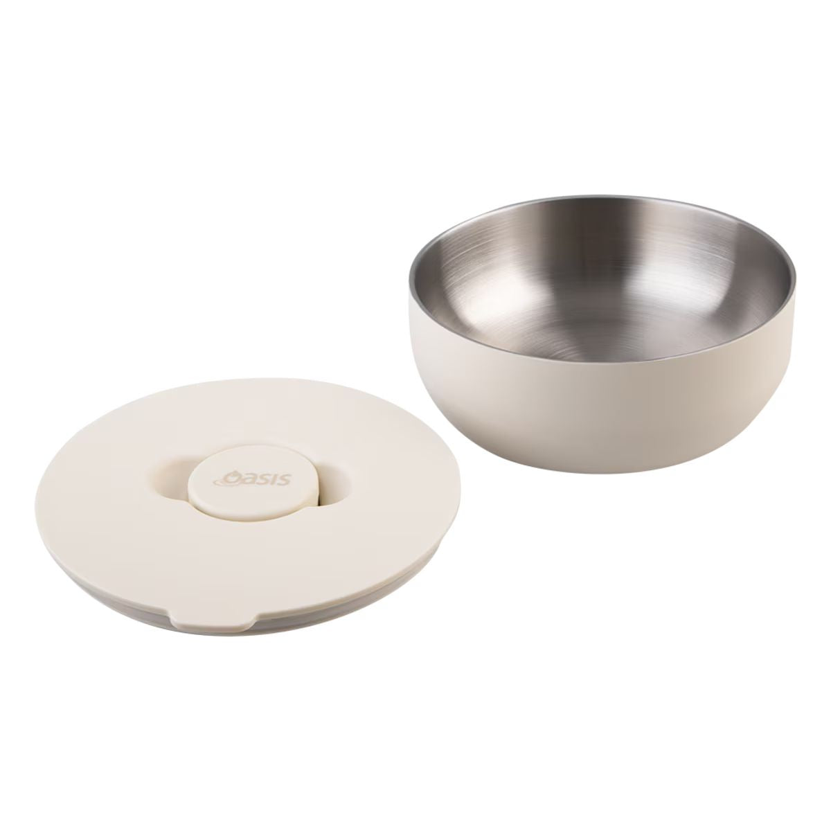 Oasis Fresh'N'Go Lunch Bowl Alabaster 950ml – stylish insulated lunch bowl with airtight lid, perfect for fresh meals on the go.