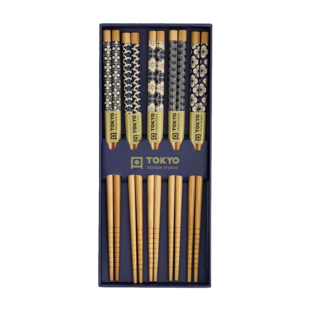 Tokyo Design Chopstick Blue 5-Piece Set | Minimax