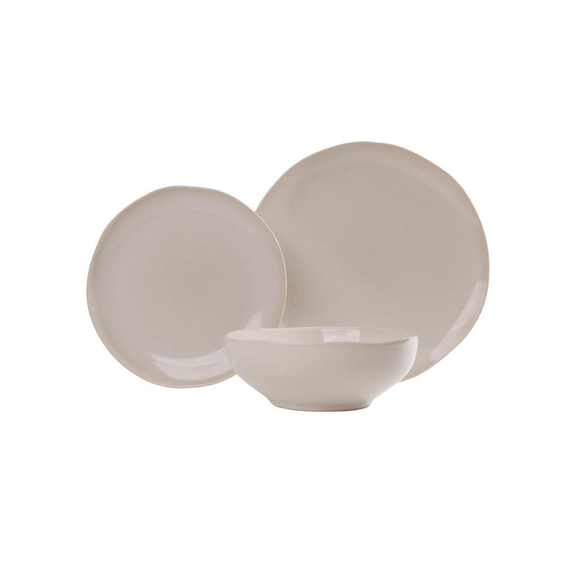 Casero Bianca Ivory 12 Piece Dinner Set