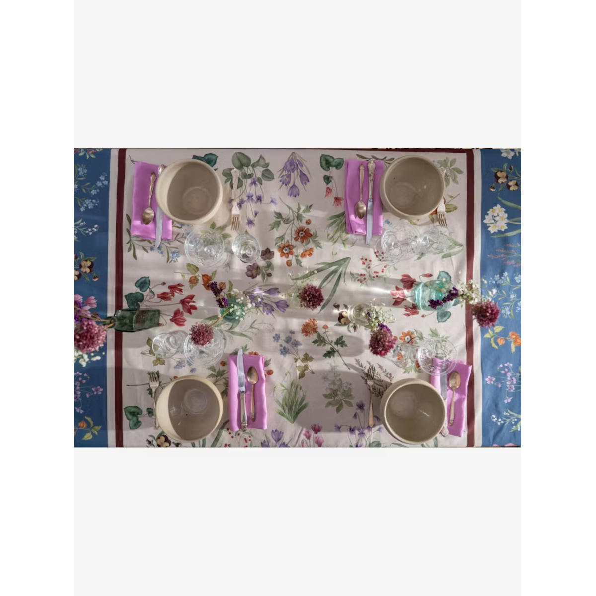Tessitura Toscana Tellerie Pernilla Cotton Tablecloth 170x270cm