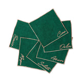 Kip&Co Cocktail Hour Embroidered Cocktail Napkin Set of 6