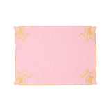 ip&Co Pink Tuscan Embroidered Placemat 50x35cm Set of 4