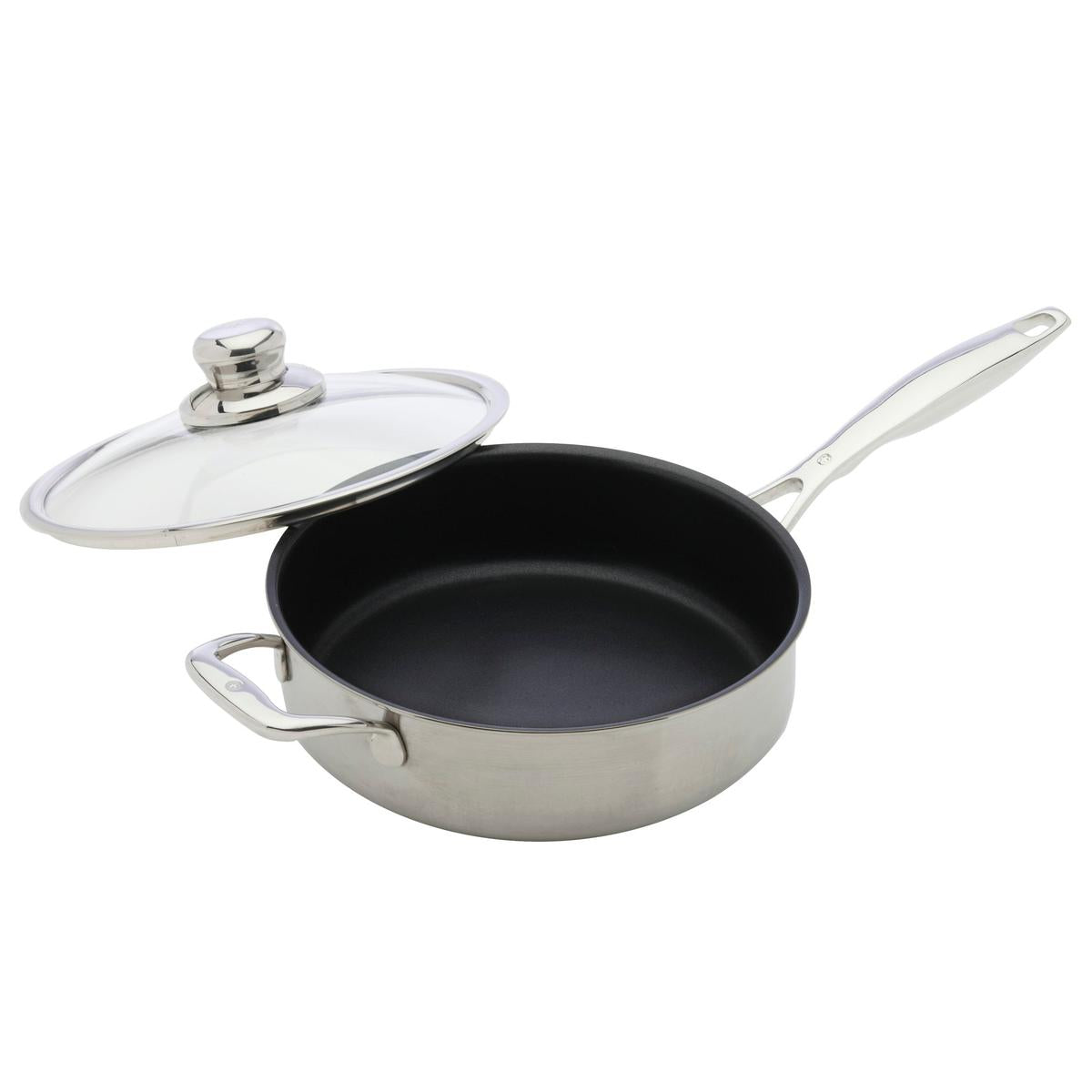 Swiss Diamond Clad Non-stick XD Induction Saute Pan with Lid 24cm (3L)