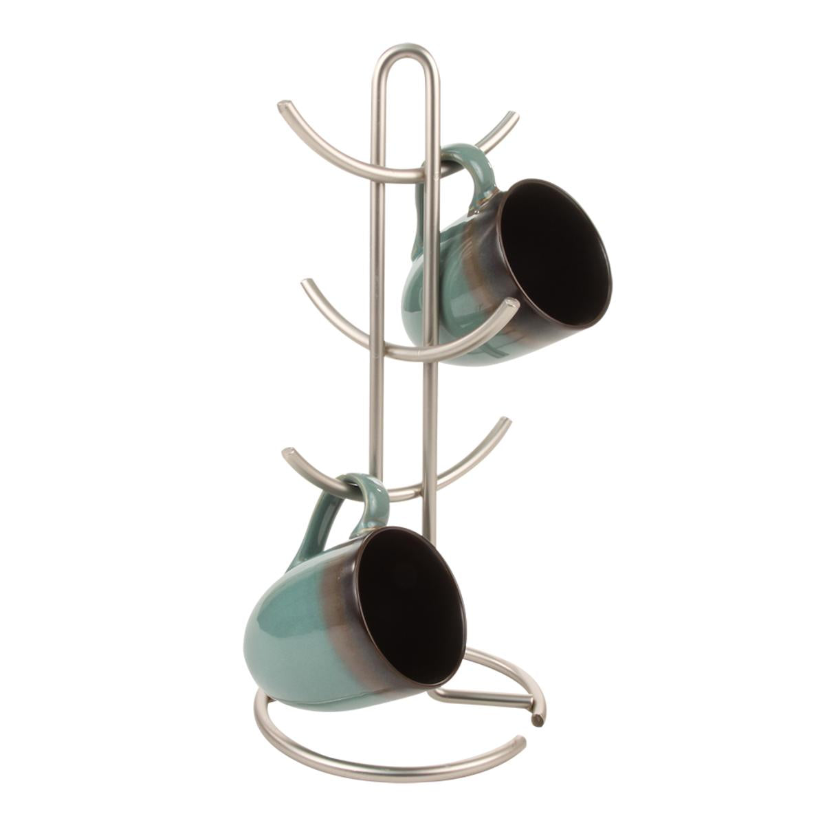 Spectrum Euro  6 Cup Coffee Mug Tree Satin