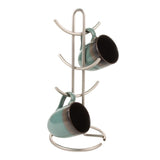 Spectrum Euro  6 Cup Coffee Mug Tree Satin
