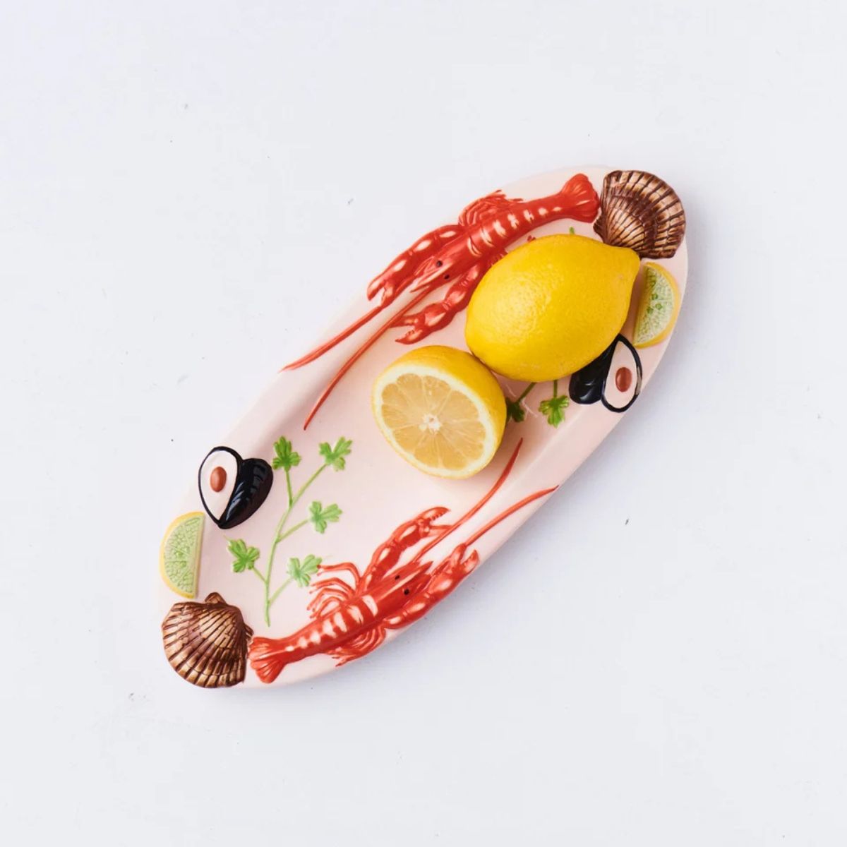 Kip&Co Lobster Bisque Oval Platter Small 14x34cm