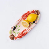 Kip&Co Lobster Bisque Oval Platter Small 14x34cm