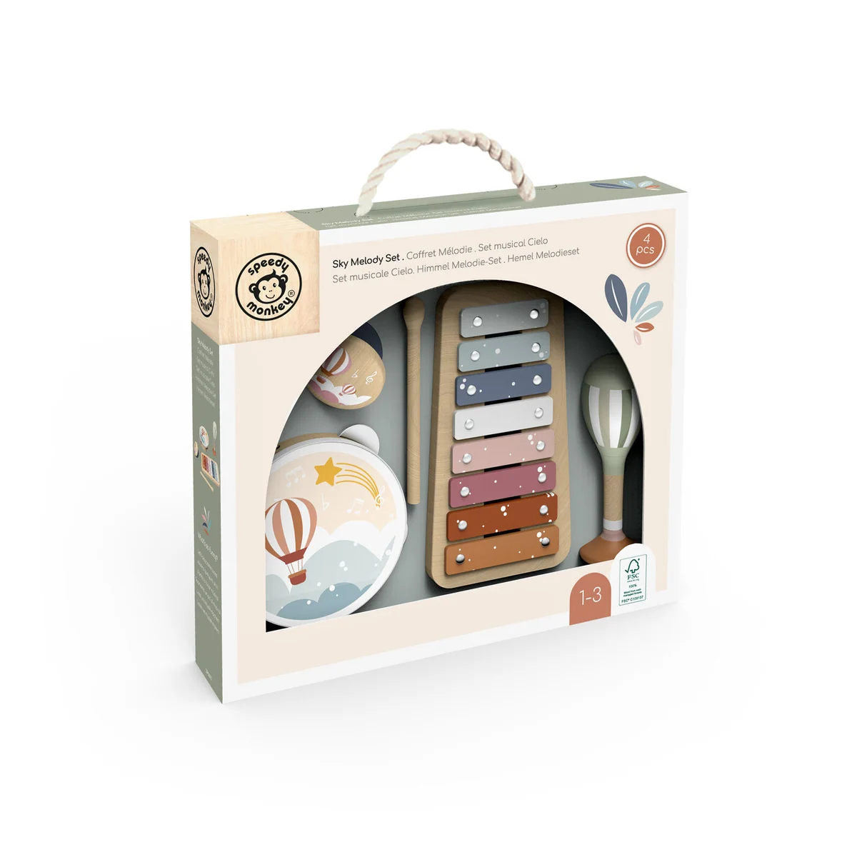 Speedy Monkey Sky Music Set | Minimax