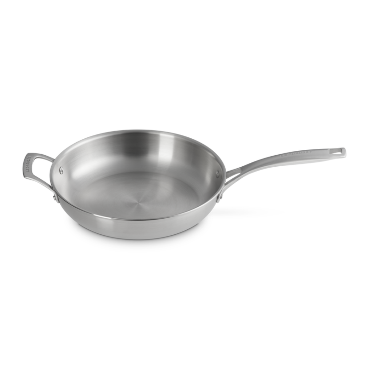 Le Creuset Essential 3-Ply Stainless Steel Frying Pan With Helper Handle 28cm