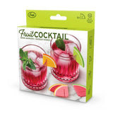 Fred Cocktail Drink Markers Set of 6 shaped like colourful fruit slices in assorted colours