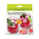 Fred Cocktail Drink Markers Set of 6 shaped like colourful fruit slices in assorted colours