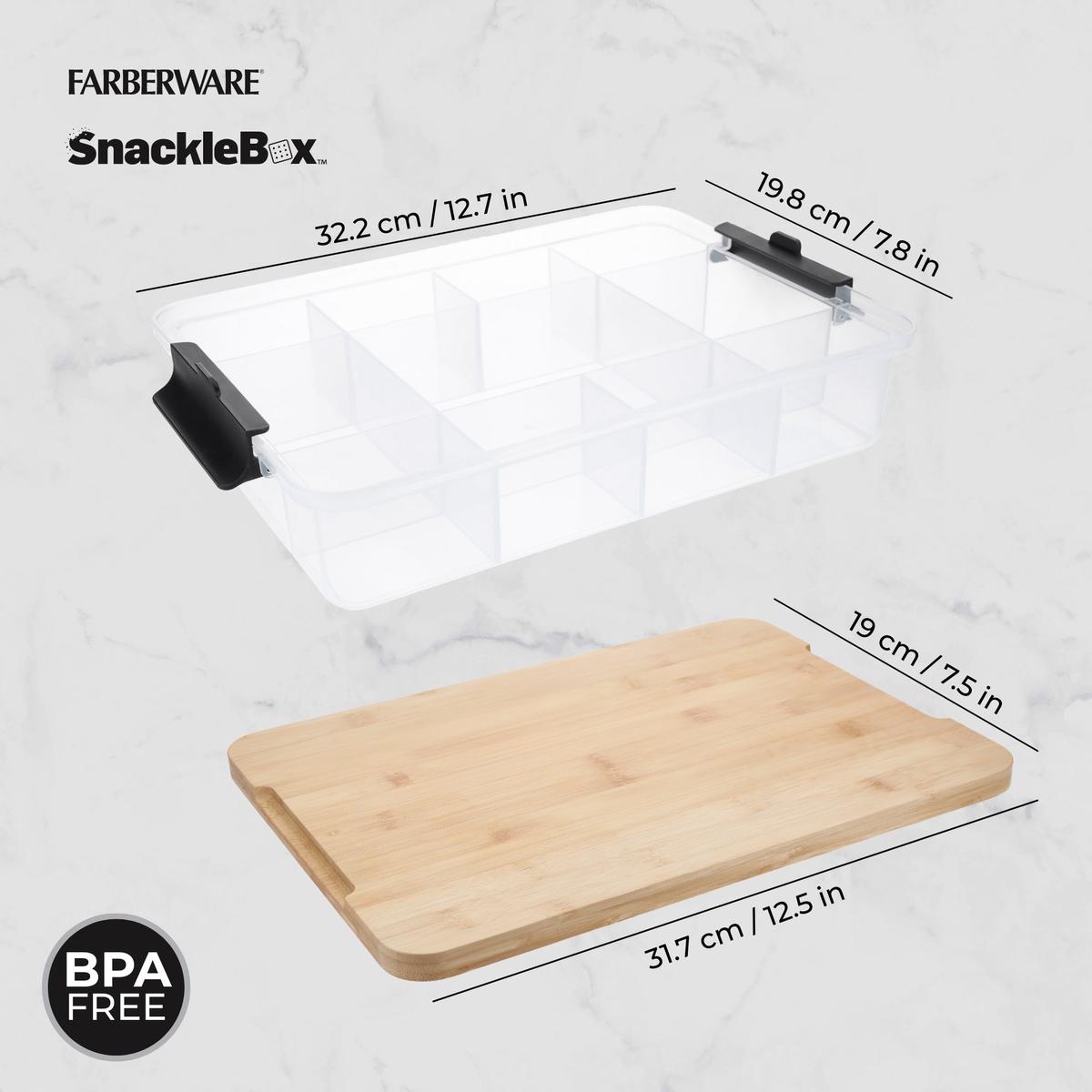 Farberware SnackleBox with Bamboo Board 20x32cm | Minimax