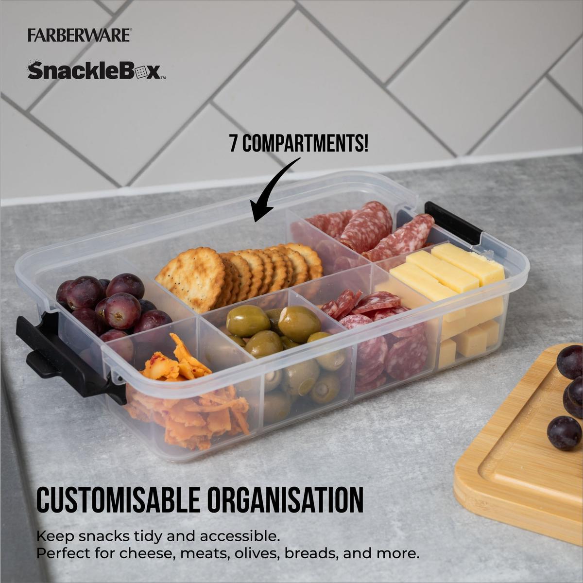 Farberware SnackleBox with Bamboo Board 20x32cm | Minimax