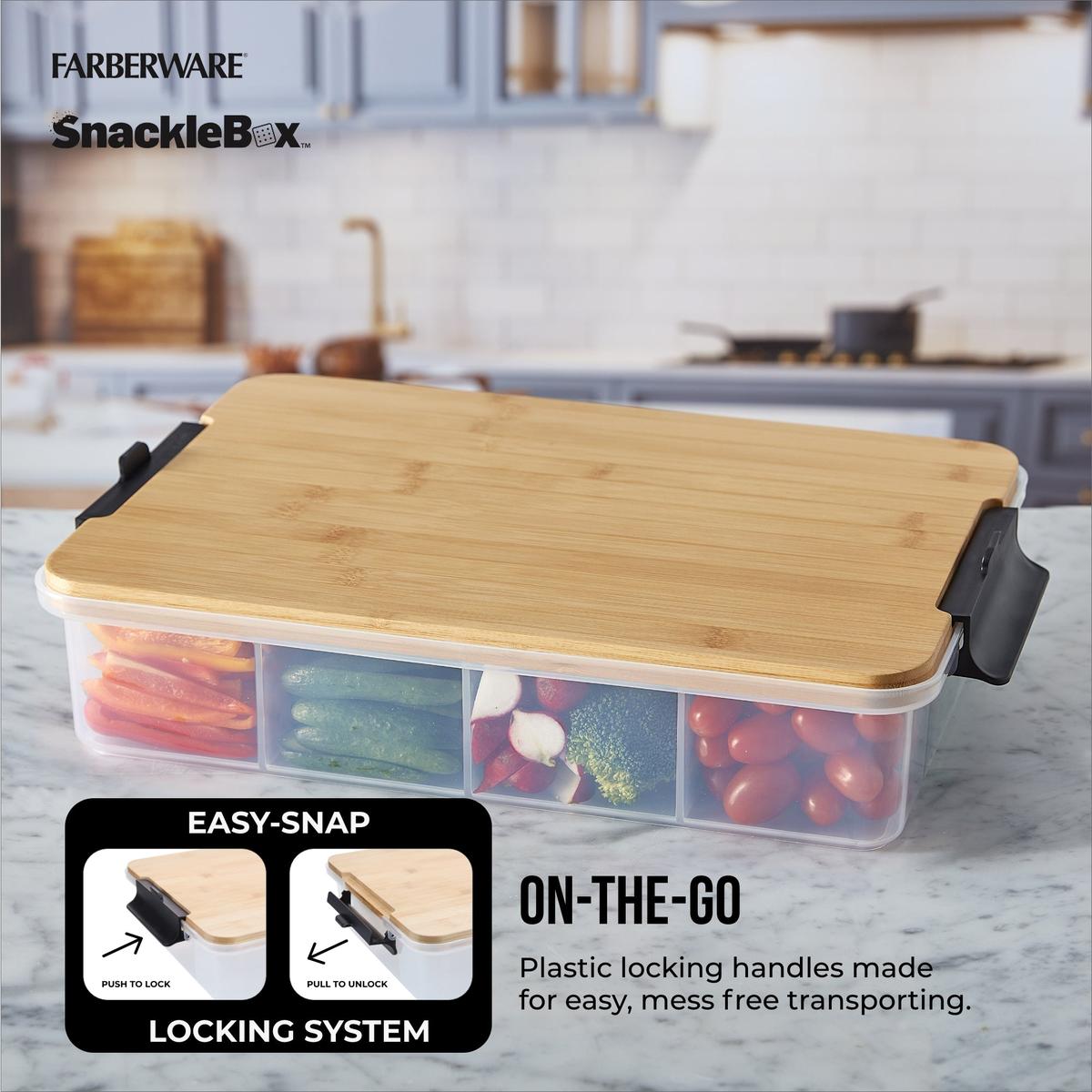 Farberware SnackleBox with Bamboo Board 20x32cm | Minimax