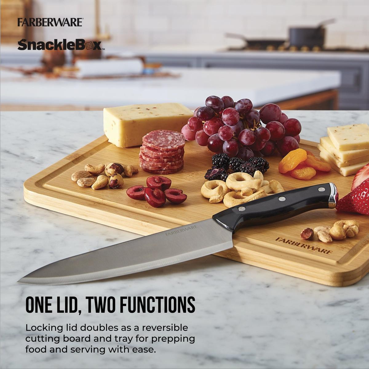 Farberware SnackleBox with Bamboo Board 20x32cm | Minimax