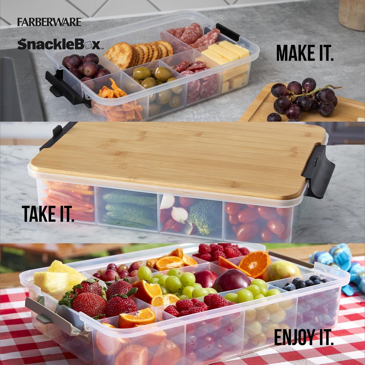 Farberware SnackleBox with Bamboo Board 20x32cm | Minimax