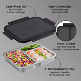 Bentgo Stainless Steel Lunch Box Black | Minimax