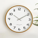 One Six Eight London Olivia Wood Wall Clock White 41cm | Minimax