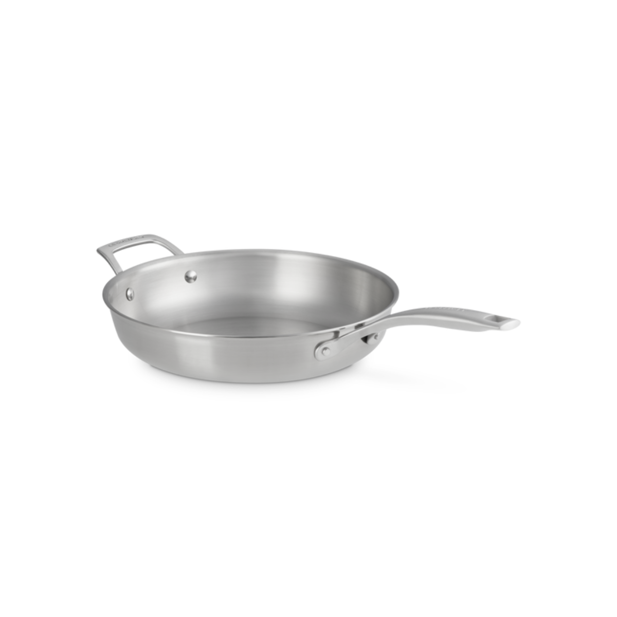 Le Creuset Essential 3-Ply Stainless Steel Frying Pan With Helper Handle 28cm
