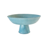 Mediterranean Markets Wash Footed Tray Light Blue 47cm | Minimax