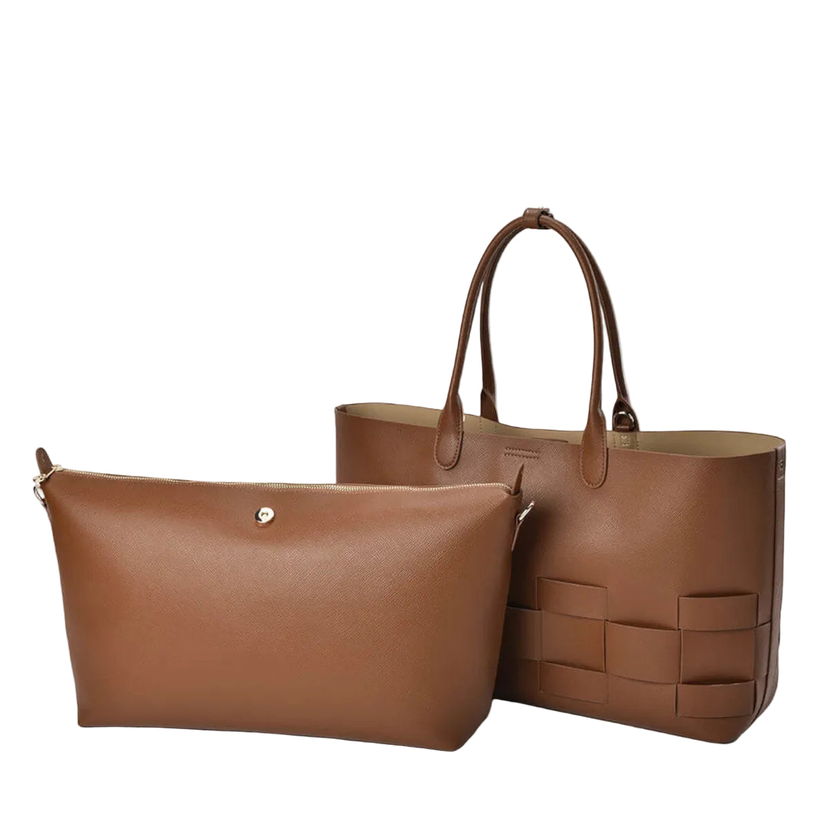 Elms & King Kensington Tote Tan Saffiano