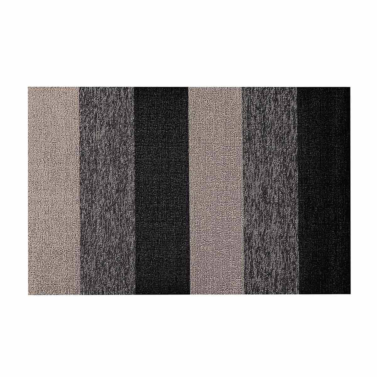 Chilewich Doormat Marbled Stripe Salt & Pepper 46x71cm l Minimax