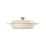 Le Creuset Signature Shallow Casserole Crème 30cm | Minimax