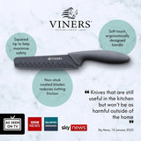 Viners Assure Knife Set Black 4 Piece | Minimax