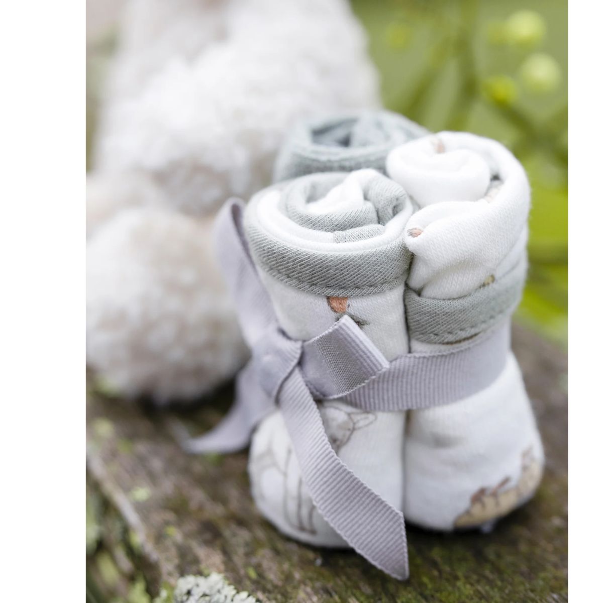 Little Linen Soft Plush Toy & Face Washers - Farmyard Lamb | Minimax