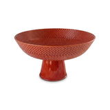Mediterranean Markets Wash Footed Tray Orange 47cm | Minimax