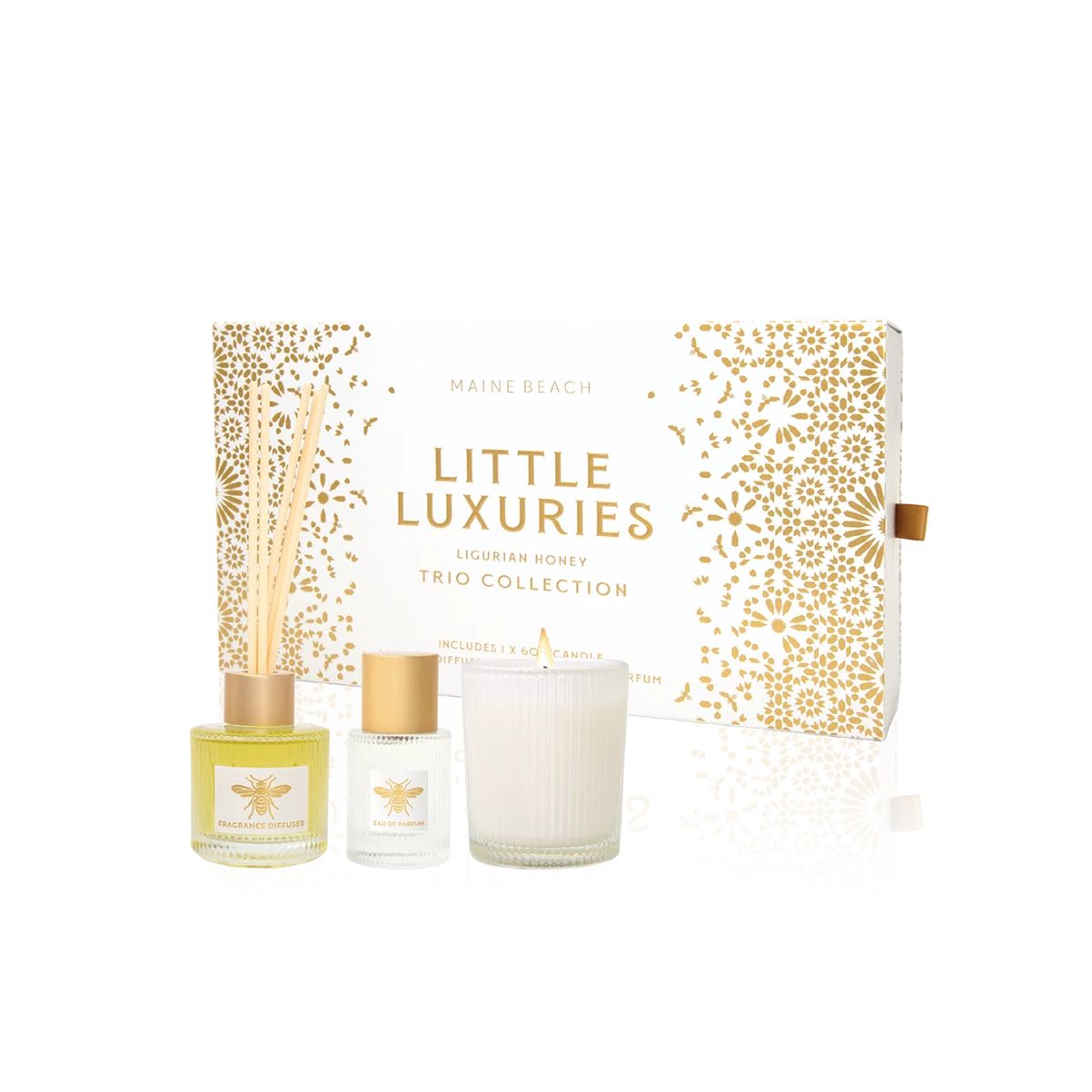 Maine Beach K.I. Ligurian Honey Little Luxuries Trio Gift Set