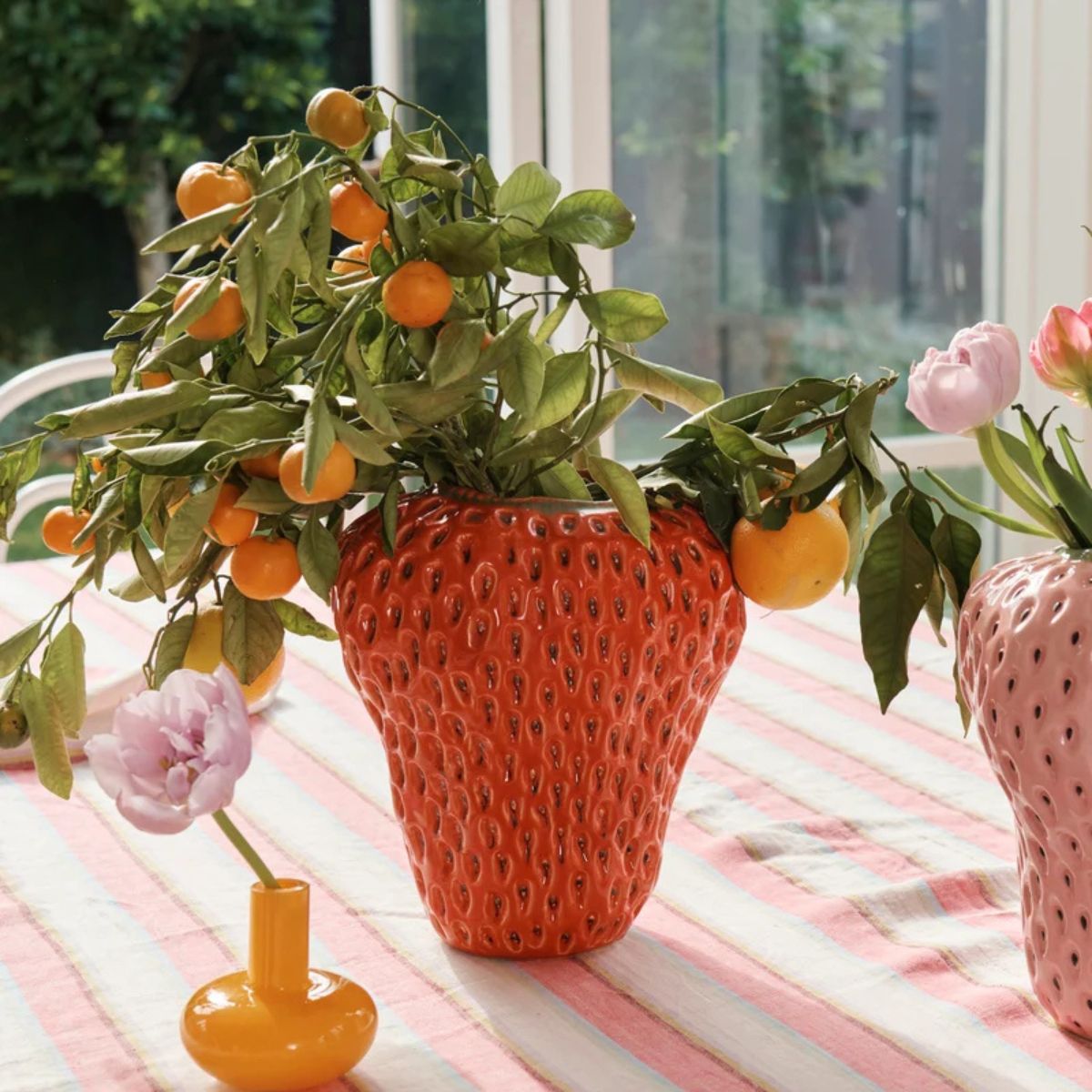 Kip&Co Strawberry Vase Red 25cm