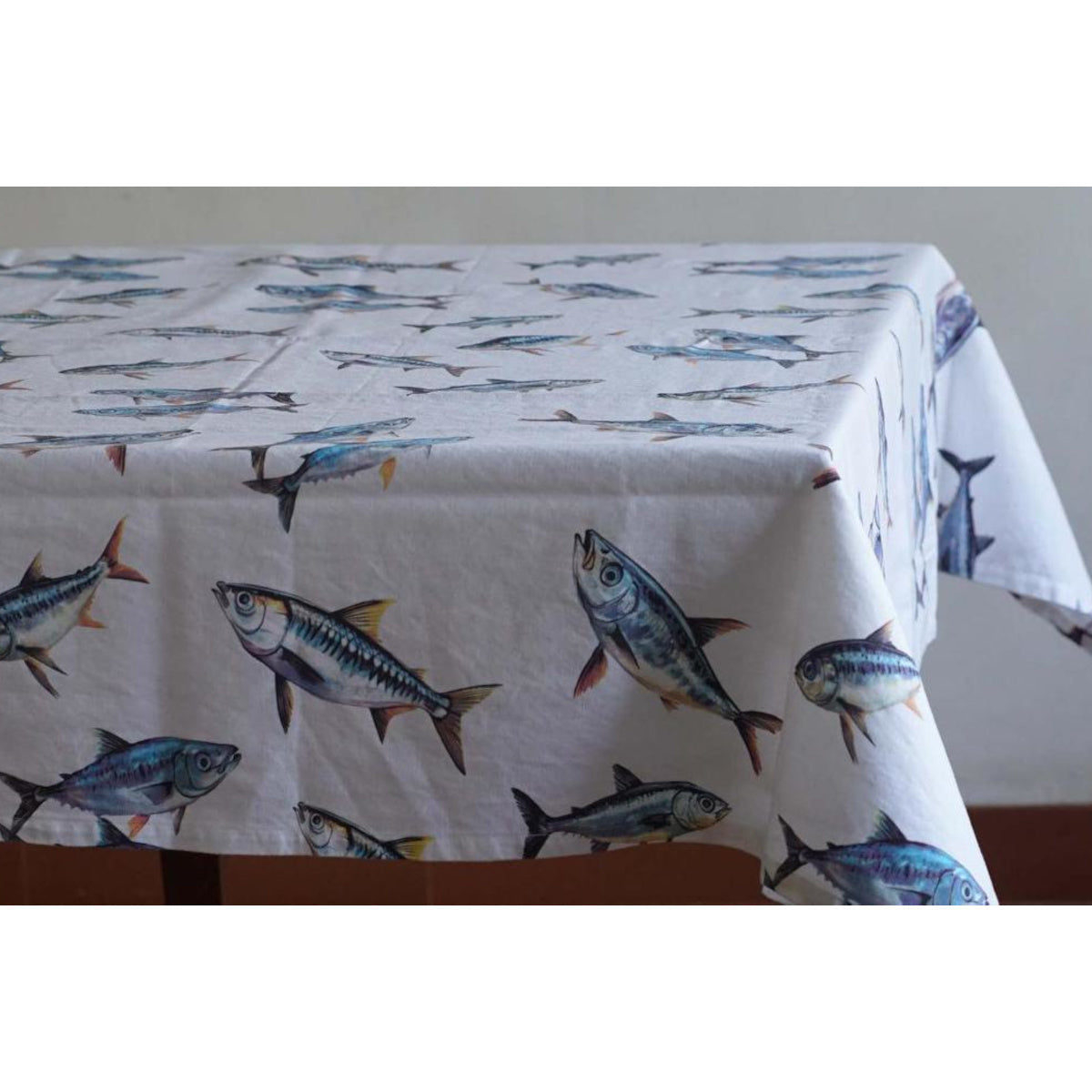Como Linen Cotton Tablecloth Sardine 150 x 250cm | Minimax