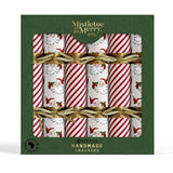 Mistletoe & Merry Festive Nostalgic Santa & Stripes 12" (Set of 12) | Minimax
