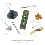 Mistletoe & Merry Luxury Joy Sprigs 35cm (Set of 6) | Minimax