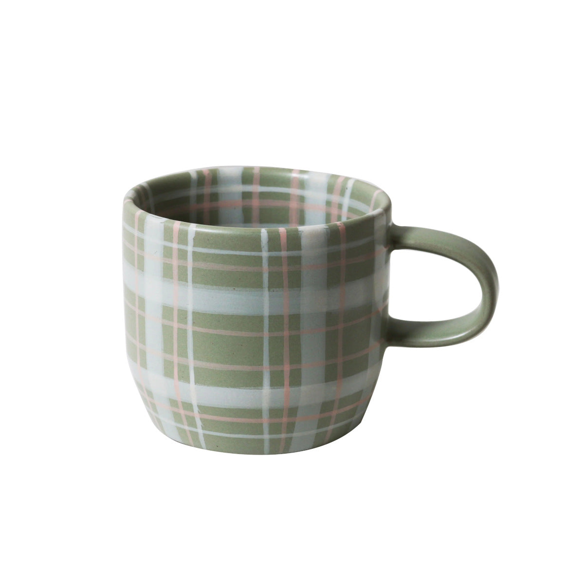 Robert Gordon Cats Pyjamas Mug Check Blush/Sage 350ml | Minimax