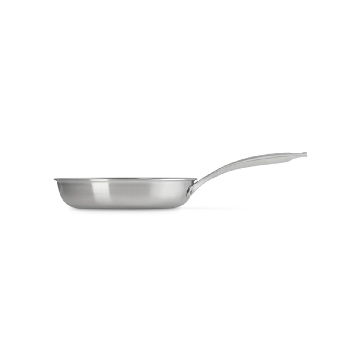 Le Creuset Essential 3-Ply Stainless Steel Frying Pan With Helper Handle 24cm