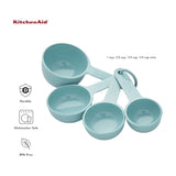 KitchenAid Classic Plastic Measuring Cups Mineral Water (Set of 4) | Minimax