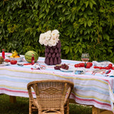 Kip&Co Bellissimo Stripe Embroidered Napkin 45cm Set of 4