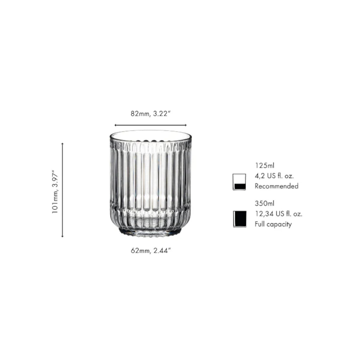 Riedel Bar Rituals Double Rocks 350ml (Set of 2) | MInimax