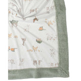 Little Linen Farmyard Lamb Baby Snuggle Blanket | Minimax