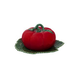 Bordallo Pinheiro Tomato Butter Dish with Cover Red | Minimax