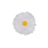 Bordallo Pinheiro Maria Flor Daisy Dessert Plate White 23cm | Minimax