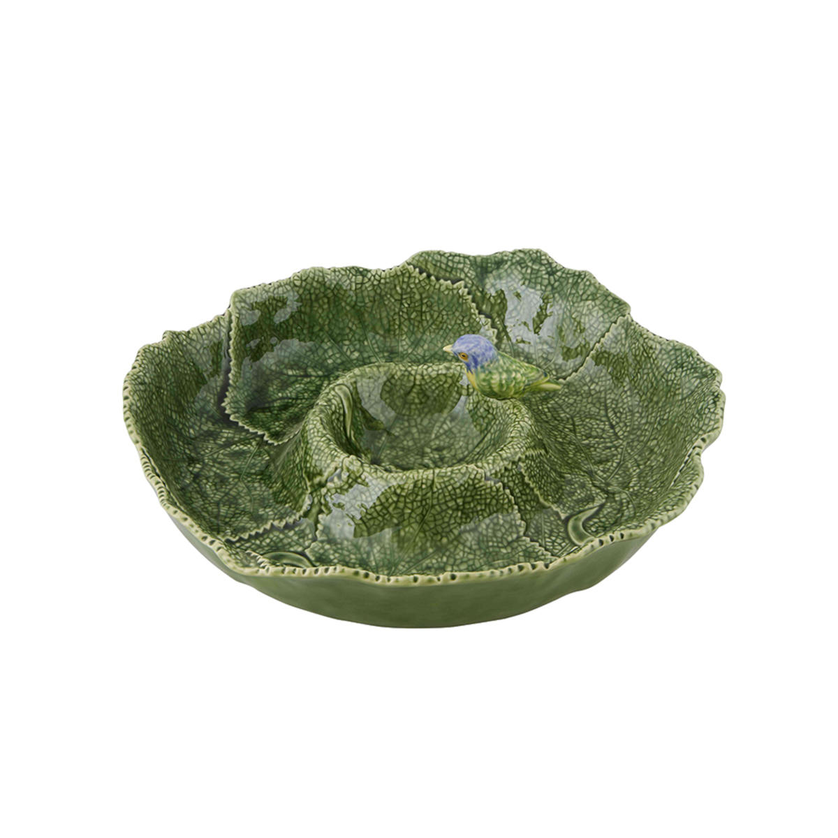Bordallo Pinheiro Cinerária Appetizer Plate With Bird 36cm | Minimax