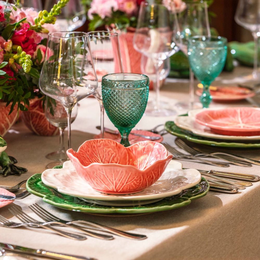 Bordallo Pinheiro Cabbage Bowl Pink Small 12cm | Minimax
