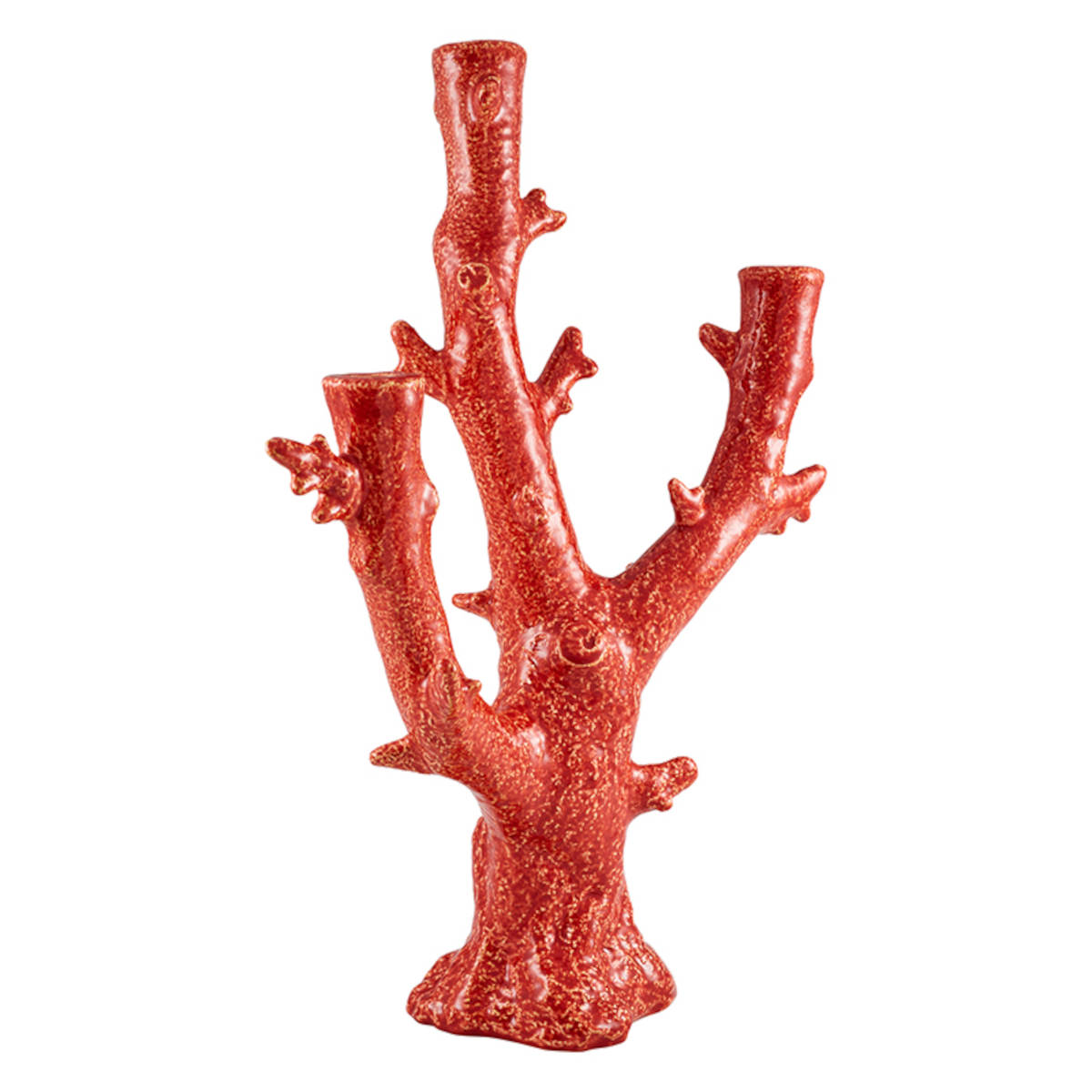 Bordallo Pinheiro Coral Candlestick 24.5cm | Minimax