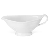 Pillivuyt Plisse Sauce Boat with Handle 20X9cm