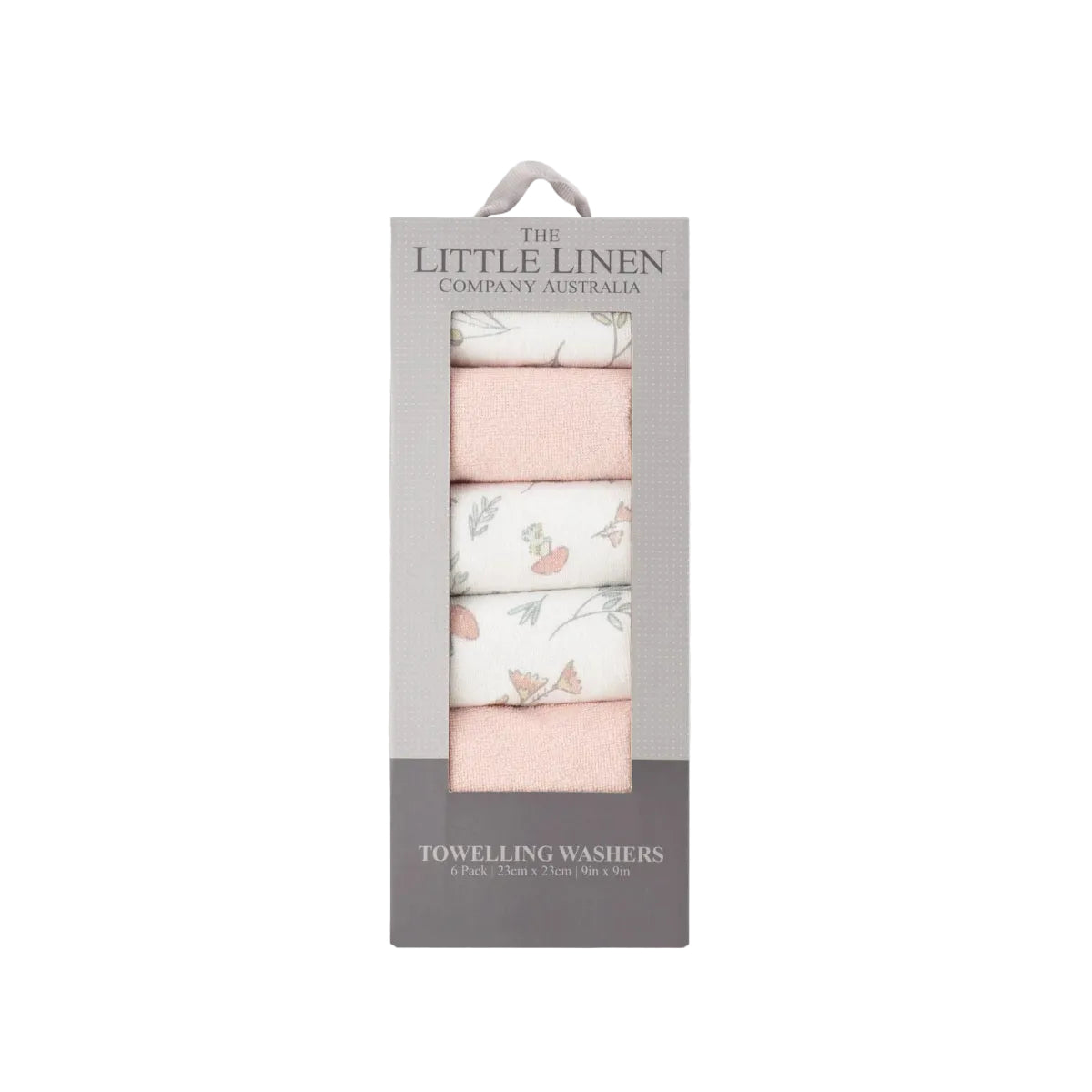 Little Linen Baby Towelling Wash Cloths 6PK - Harvest Bunny | Minimax